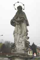 Heiligenstatue in Stockerau