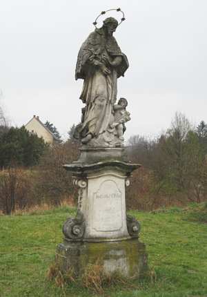 Heiligenstatue in Stockerau