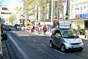 Smart Marathon Begleitfahrzeug