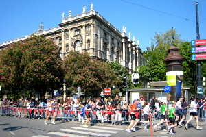 Marathon beim Kunsthistorischen Museum