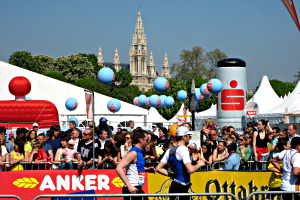 Marathon Wien mit Rathaus