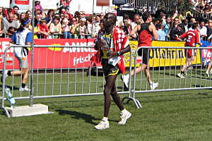 Paul Biwott beim Wien-Marathon