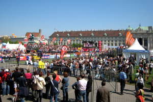 Heldenplatz als Marathonziel