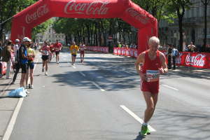 Wien Marathonläufer am Ring