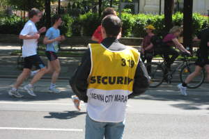 Security beim Wiener Marathon