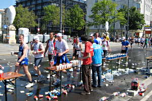 Labestation beim Marathon