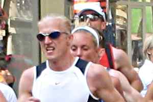 Läufergruppe mit Susanne Pumper